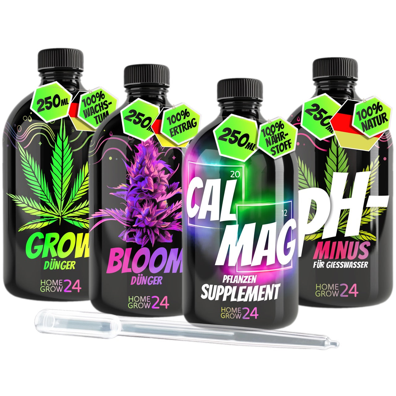 Cannabis Dünger-Quartett (4x250ml)