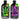 Homegrow24 Duo Cannabis Dünger Set – Grow & Bloom Dünger in schwarzen Flaschen, 100 % Wachstum und Ertrag, inkl. Pipette